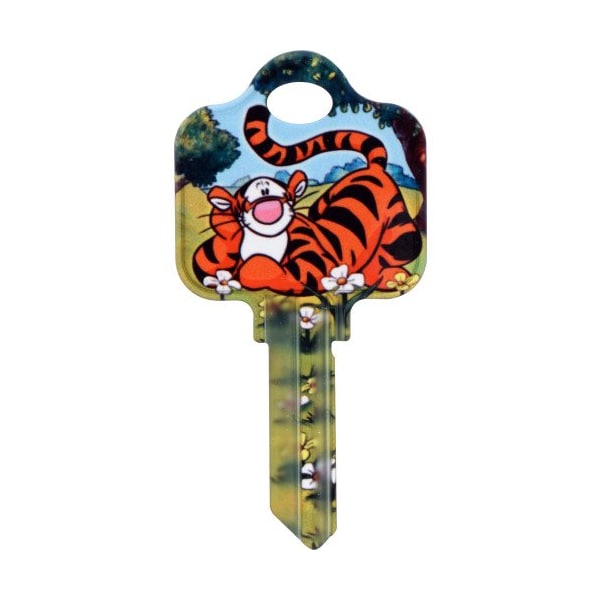 Hillman HILLMAN Disney Tigger House Key Blank 68 SC1 Single For Schlage Locks 87653 - main